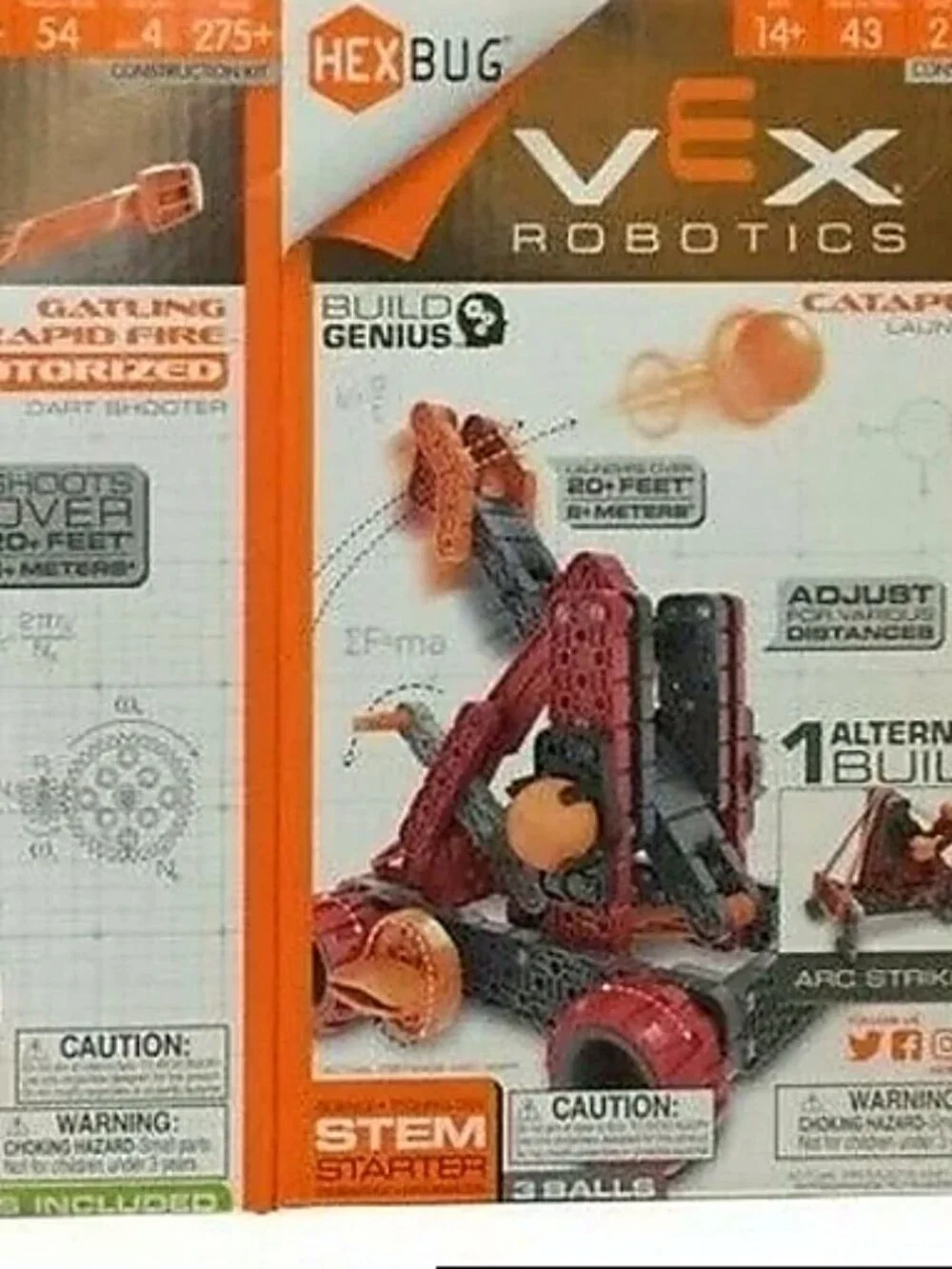 Hexbug Vex Robotics Launchers Stem Construction Kit Bundle 3 Pack